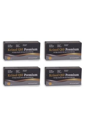 Q10 Premium - Krill Yağı Ve Koenzim Q10 - 30 Kapsül - 4 Kutu KQ10-4