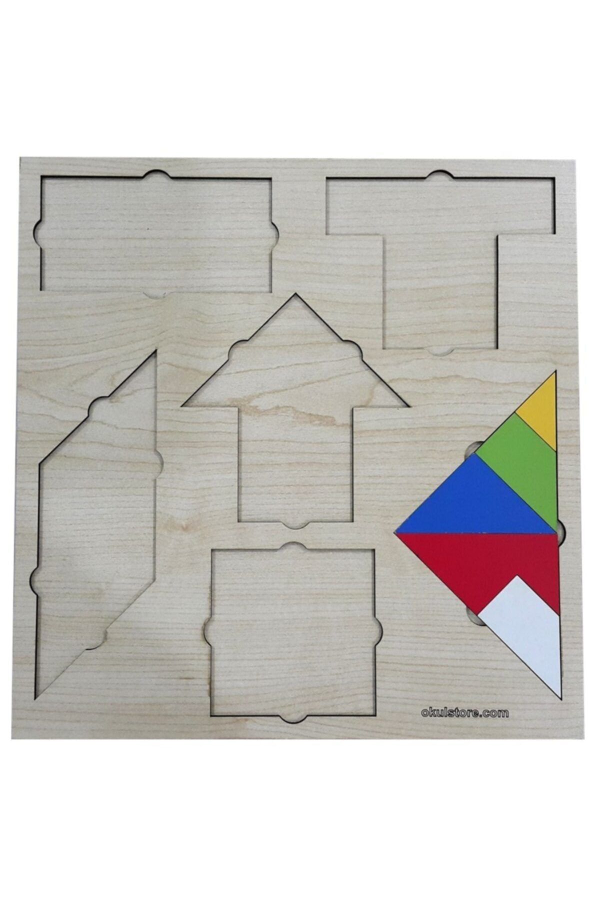 Liva-Geometric Integration Puzzle Tangram Set Geometry Games Sets 5