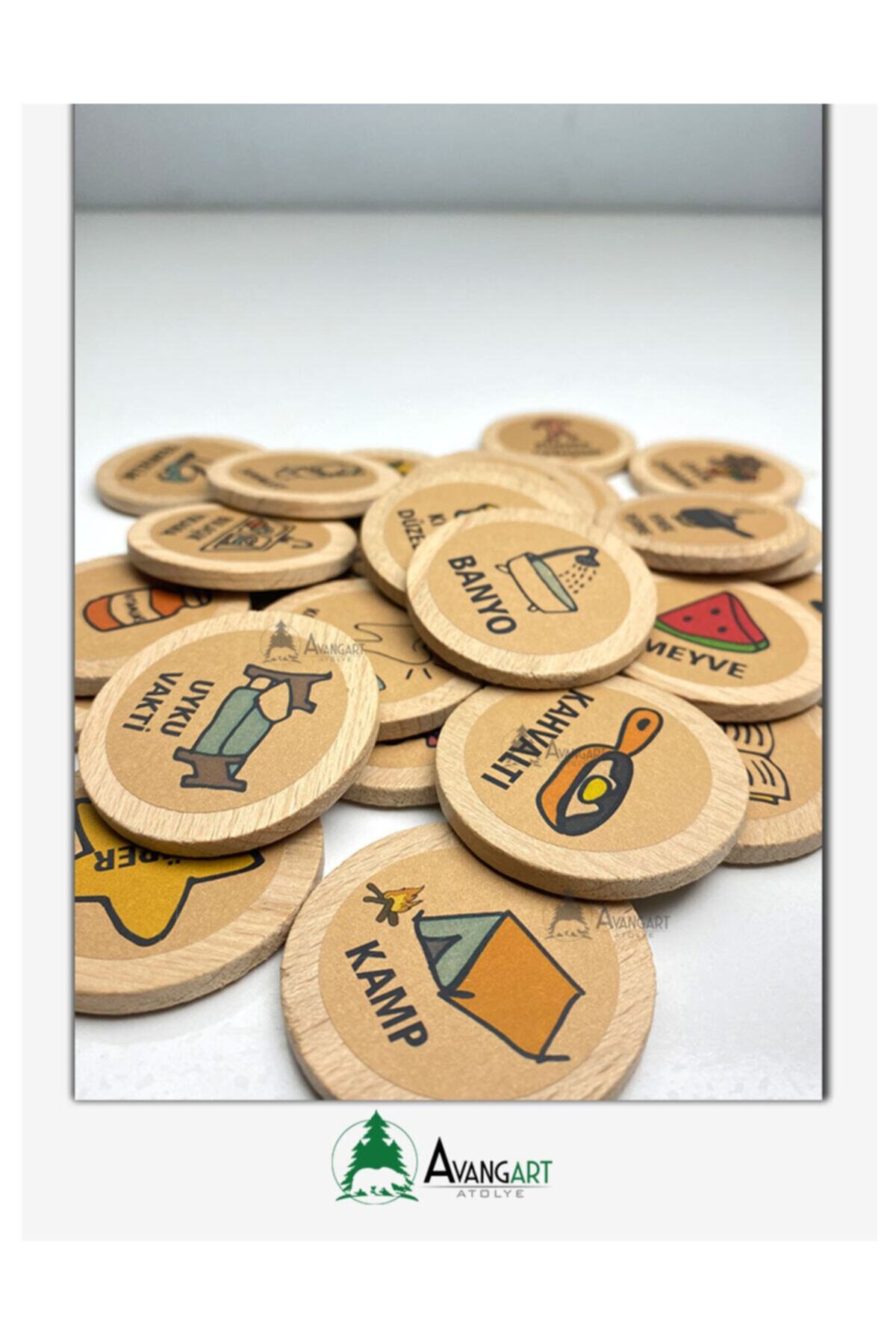 نمودار برنامه روزانه (مغناطیسی کرفت، قابل نصب روی زمین)