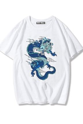 White Dragon Oversize Unisex T-shirt WBLS28