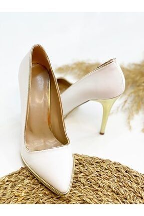 Kadın Beyaz Topuklu Ayakkabı BTOPKLU01