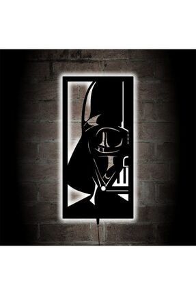 Darth Vader Led Işıklı Tablo Ahşap Duvar Dekorasyonu lcttbl056