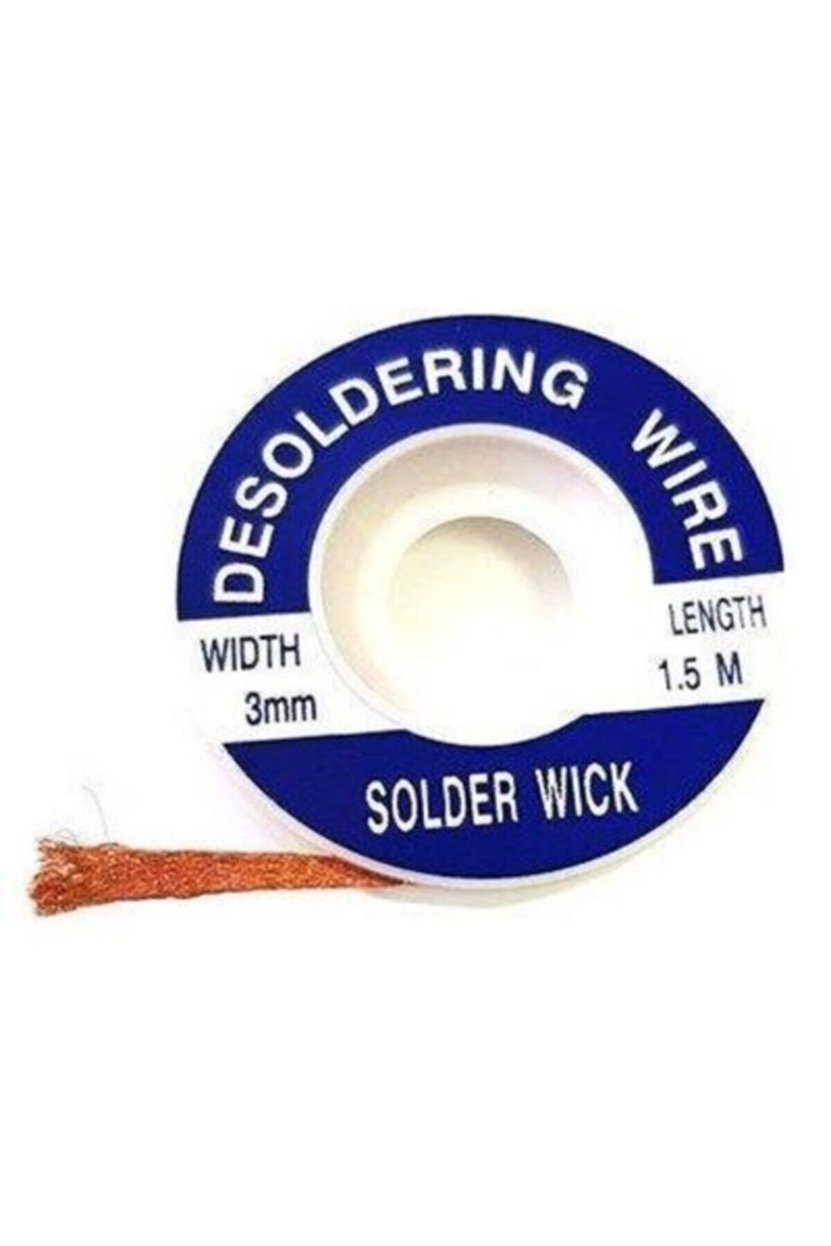 Genel Markalar Zd-180 Lehim Temizleme Teli 3lü Set 1.5-2-3mm