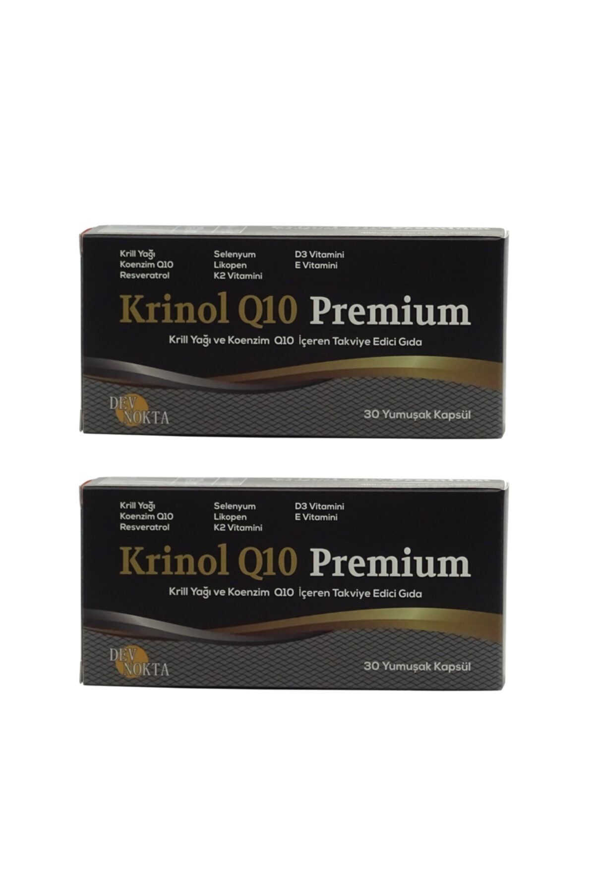Krinol Q10 Premium - Krill Yağı Ve Koenzim Q10 - 30 Kapsül-2 Kutu