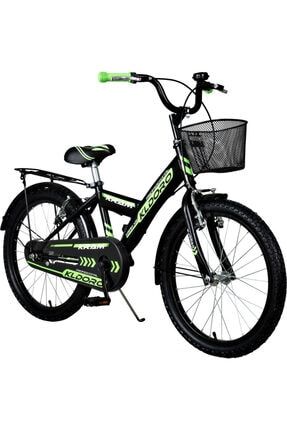 Erkek Çocuk Siyah Yeşil Bagajlı 20 Jant Bisiklet Bisikleti Kd-008 000169.000019