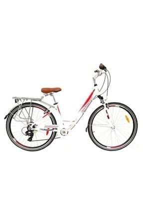 Geotech Kadın Şehir/tur Bisikleti Infinity Horizon 28 - Beyaz-kırmızı İnfinity 28 Kadın Seleli