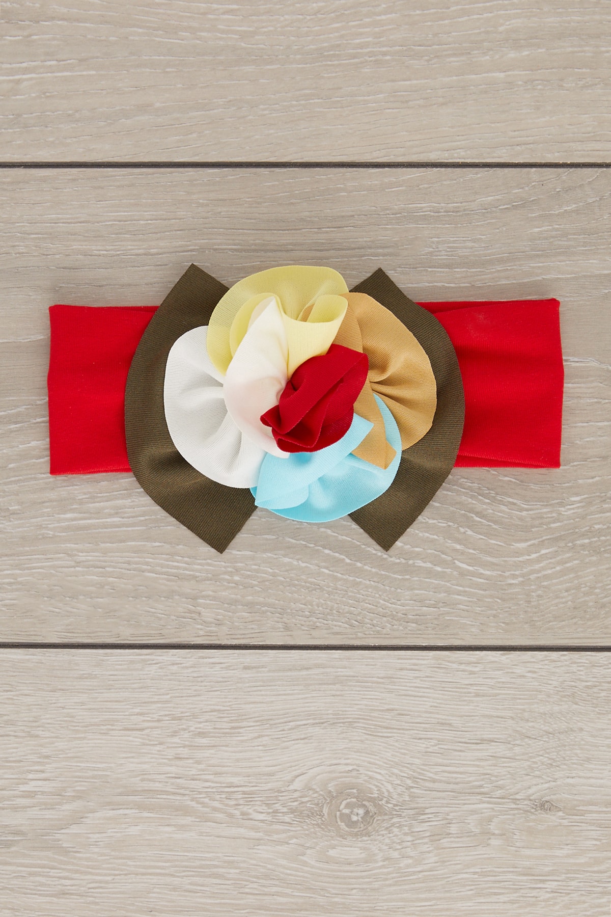 El Yapımı Yumuşak Eşsiz Aksesuarlı Doğal Pamuklu Penye Bebek Çocuk Kız Bandana Renkli Seri 3