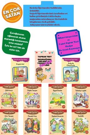 2 Ve3.sınıflar Için Okumayı Sevdiren Ve Okuma Alışkanlığı Kazandıran Eğlenceli 10'lu Kitap Seti Evon HU5