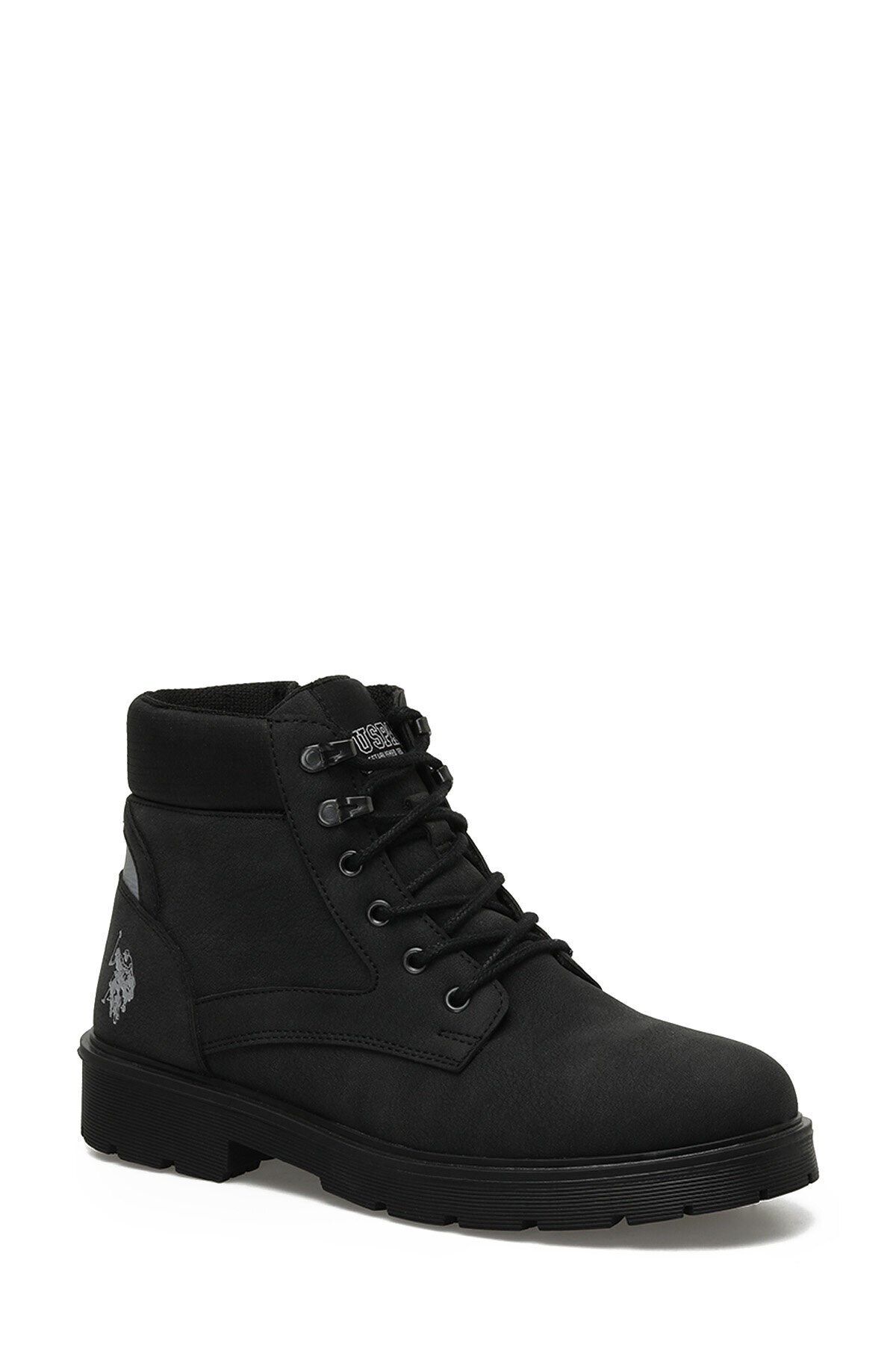 چکمه مردانه مشکی پولو FORREST 3PR U.S. Polo Assn.