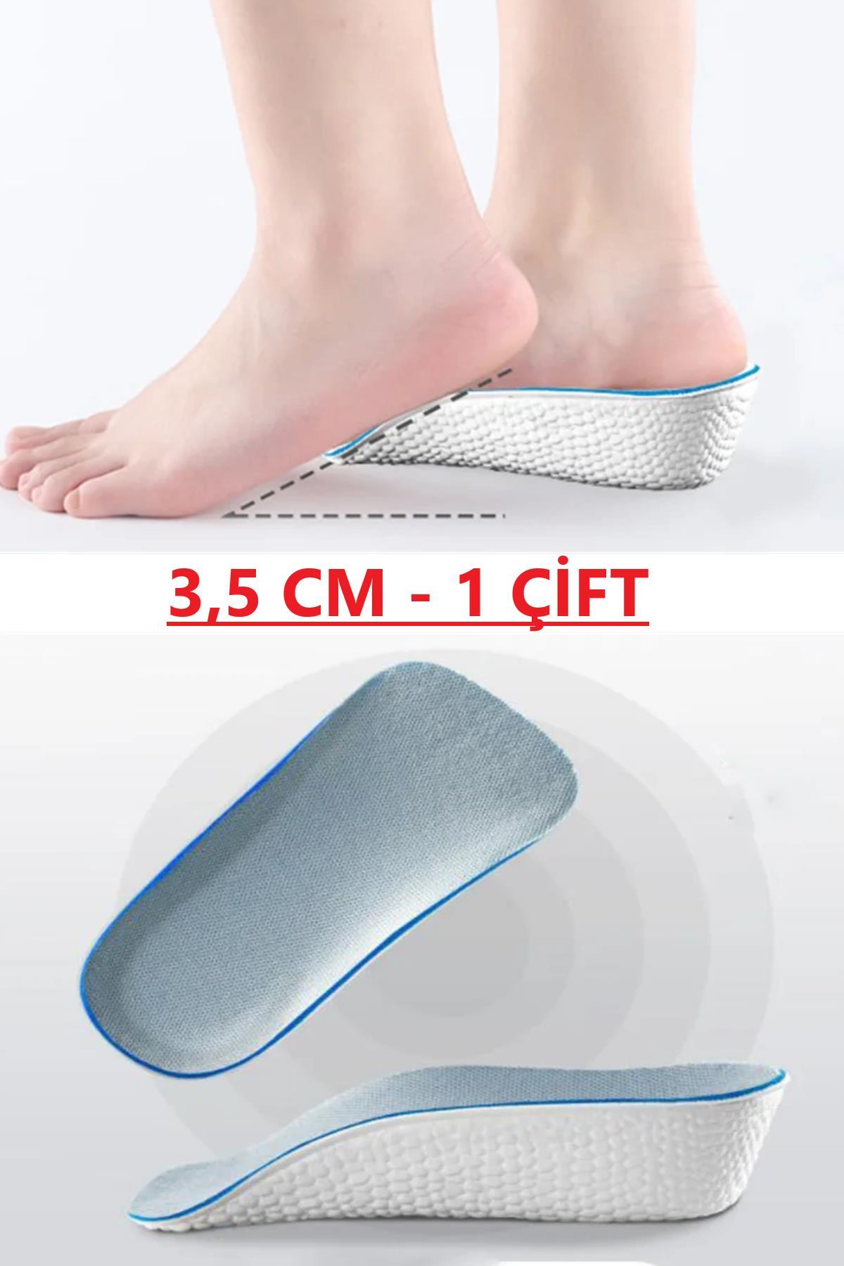 3,5 Cm Kadın Topuk Yükseltici Boy Uzatan Ayakkabı Tabanlığı Topuk Yastığı Gizli Topuk Tabanlık