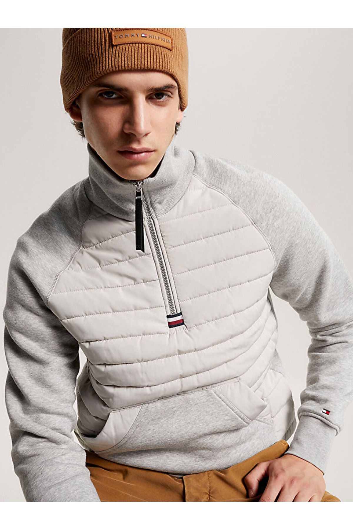 Half zip outlet sweatshirt tommy hilfiger