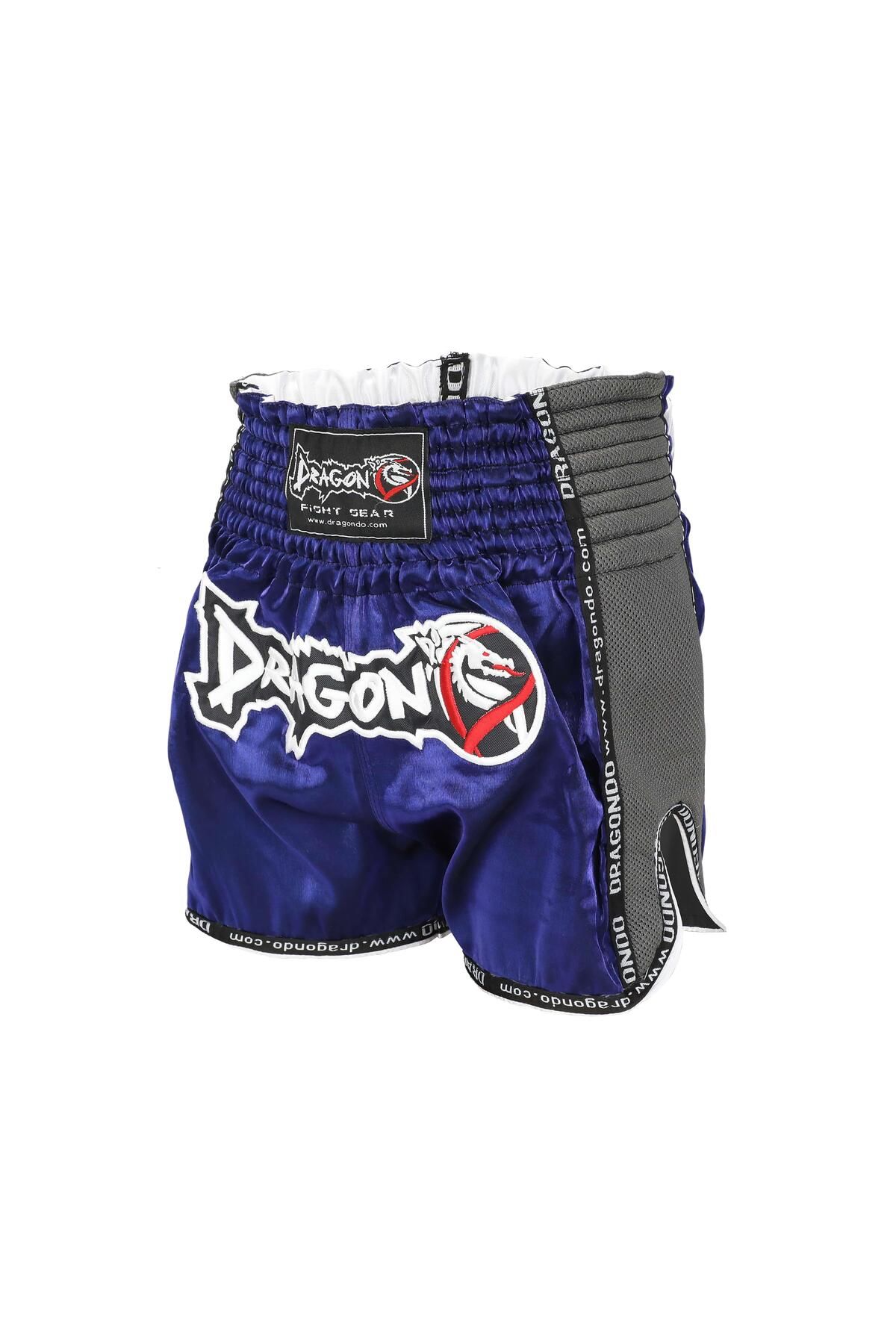 تجهیزات بوکس آبی MT3035 Muay Thai Short ویژه بافندگی شورت های تایلندی Dragondo