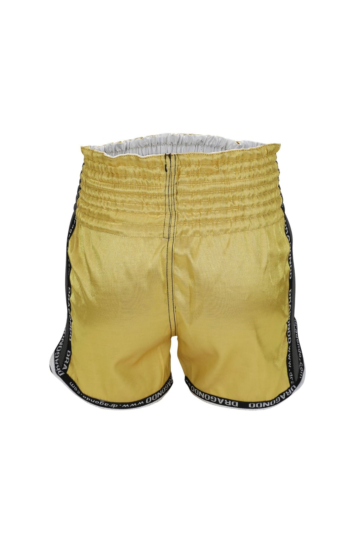 تجهیزات بوکس طلایی MT3035 Muay Thai Short ویژه بافندگی شورت های تایلندی Dragondo