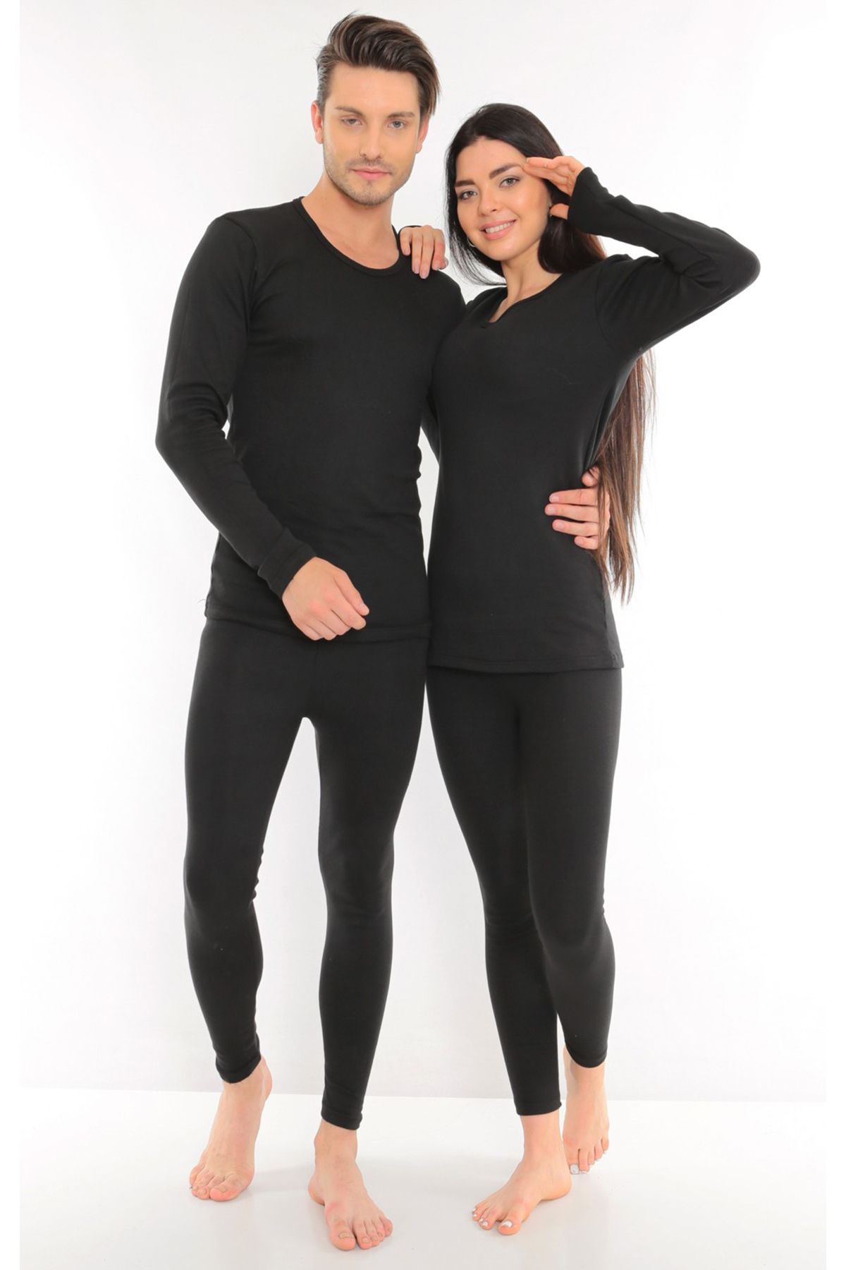 Polyester thermal store underwear
