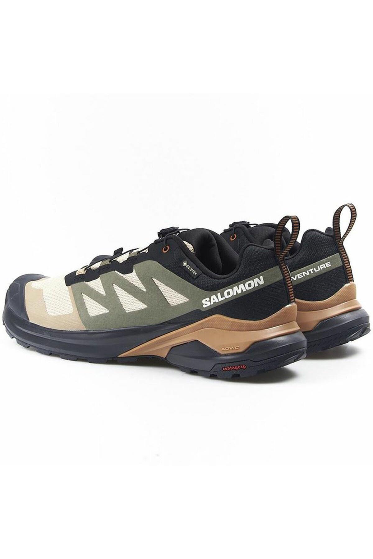 کتانی Salomon سالومون مردانه X-adventure Gtx Gore-Tex® Patika KHAKI اورجینال - تصویر 5
