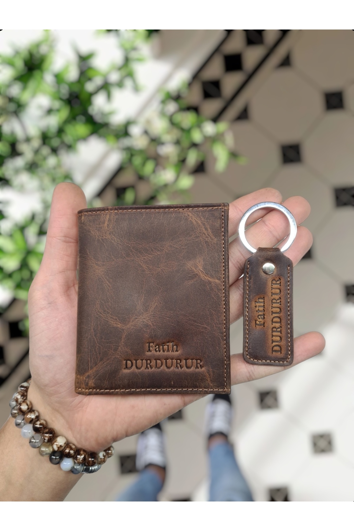 کیف پول مردانه قهوه ای Visso leather | VİSSO 111 اورجینال - تصویر 3