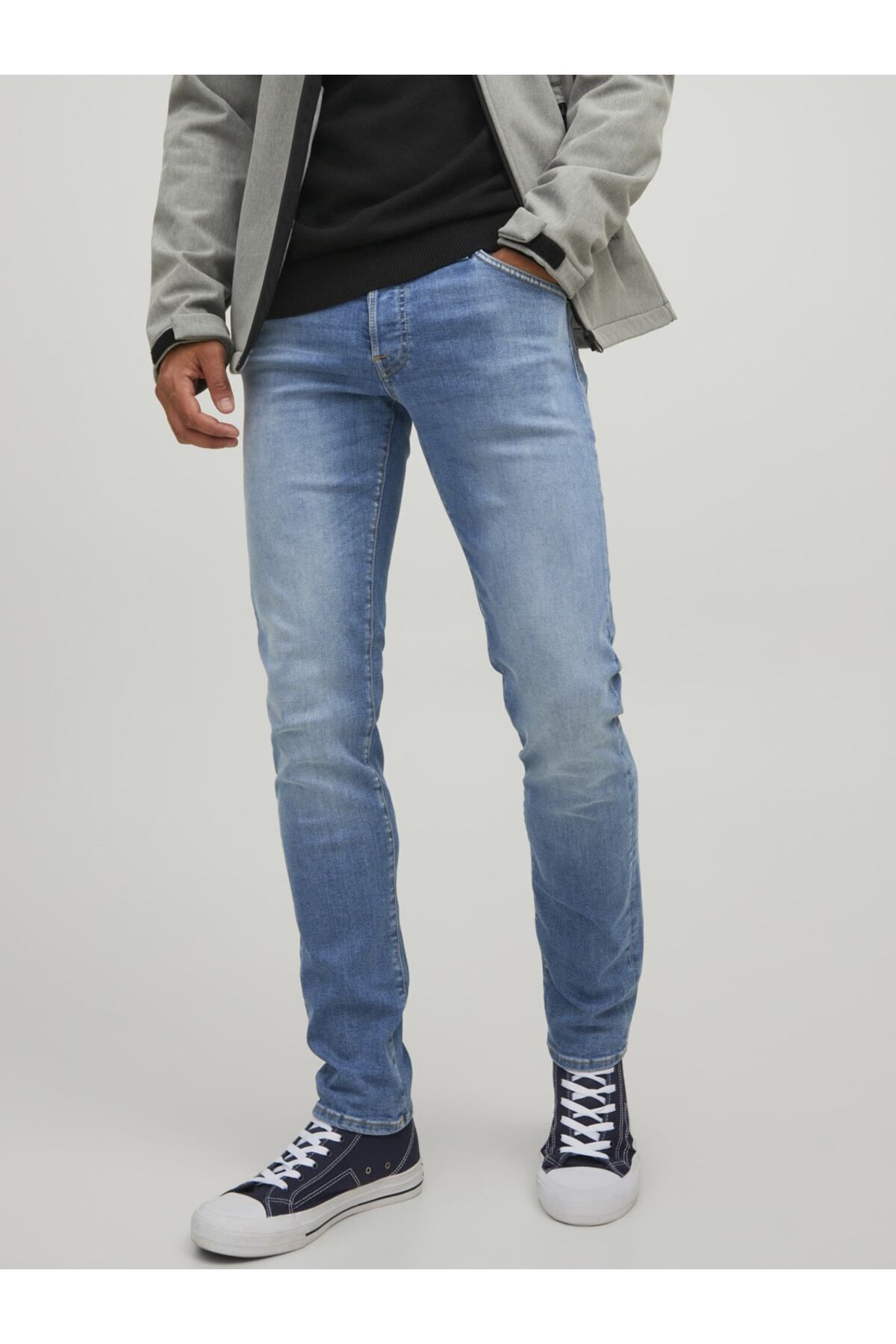 شلوار جین مردانه راسته فاق کوتاه  | جک اند جونز Jack & Jones 12223624 - تصویر 2