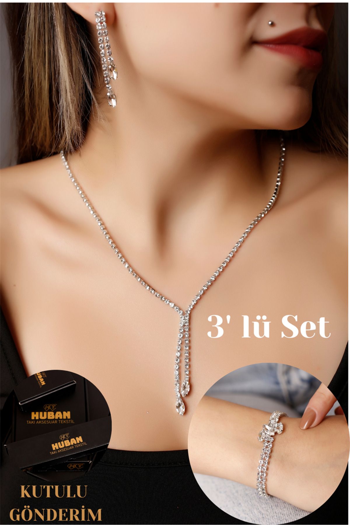 Necklace earring and bracelet clearance set