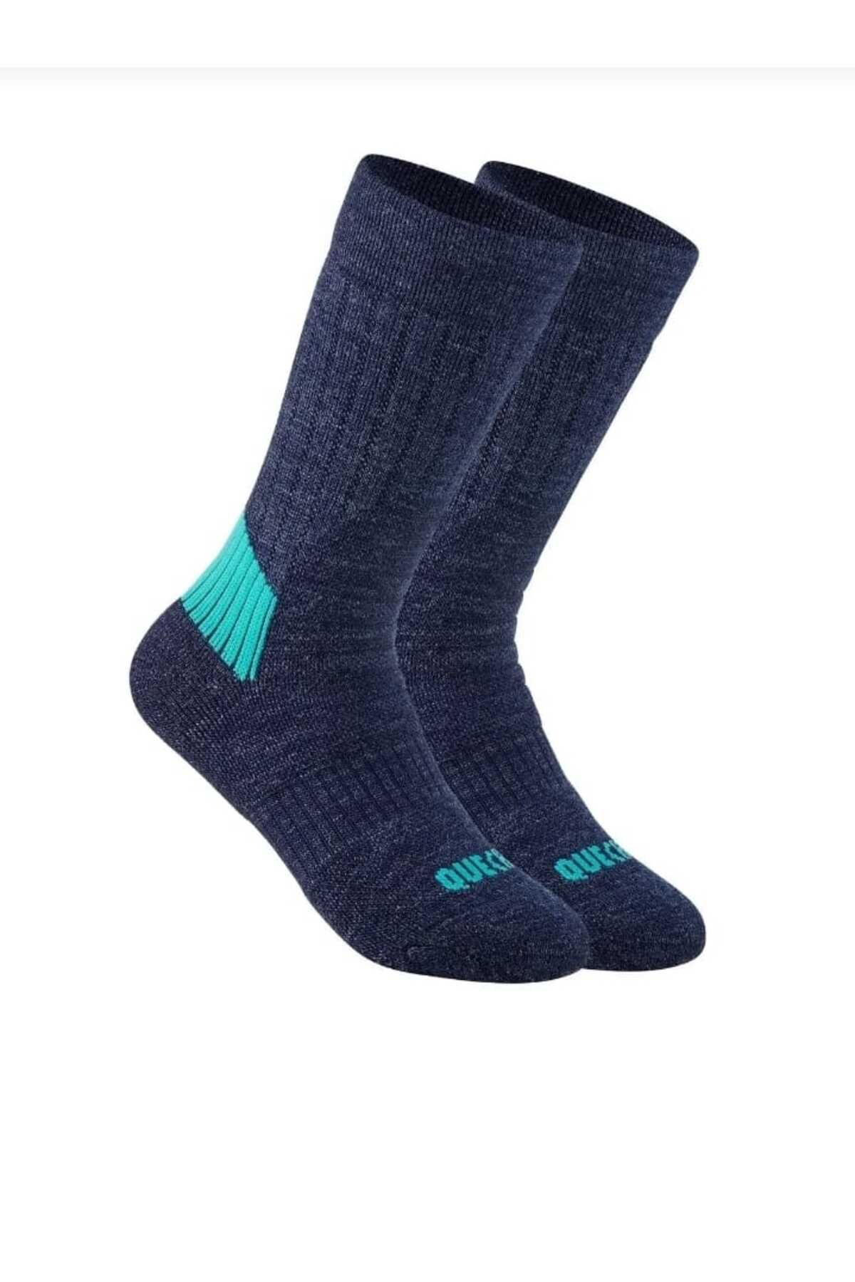 Decathlon-WINTER THERMAL CHILDREN'S SOCK 2 PAIRS 3