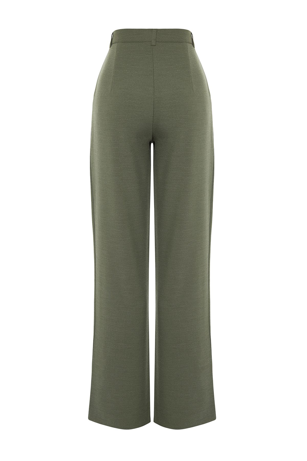 Trendyol Collection-Limited Edition Mint Straight/Straight Cut Plissee-Hose aus gewebtem Stoff TWOAW23PL00401 8