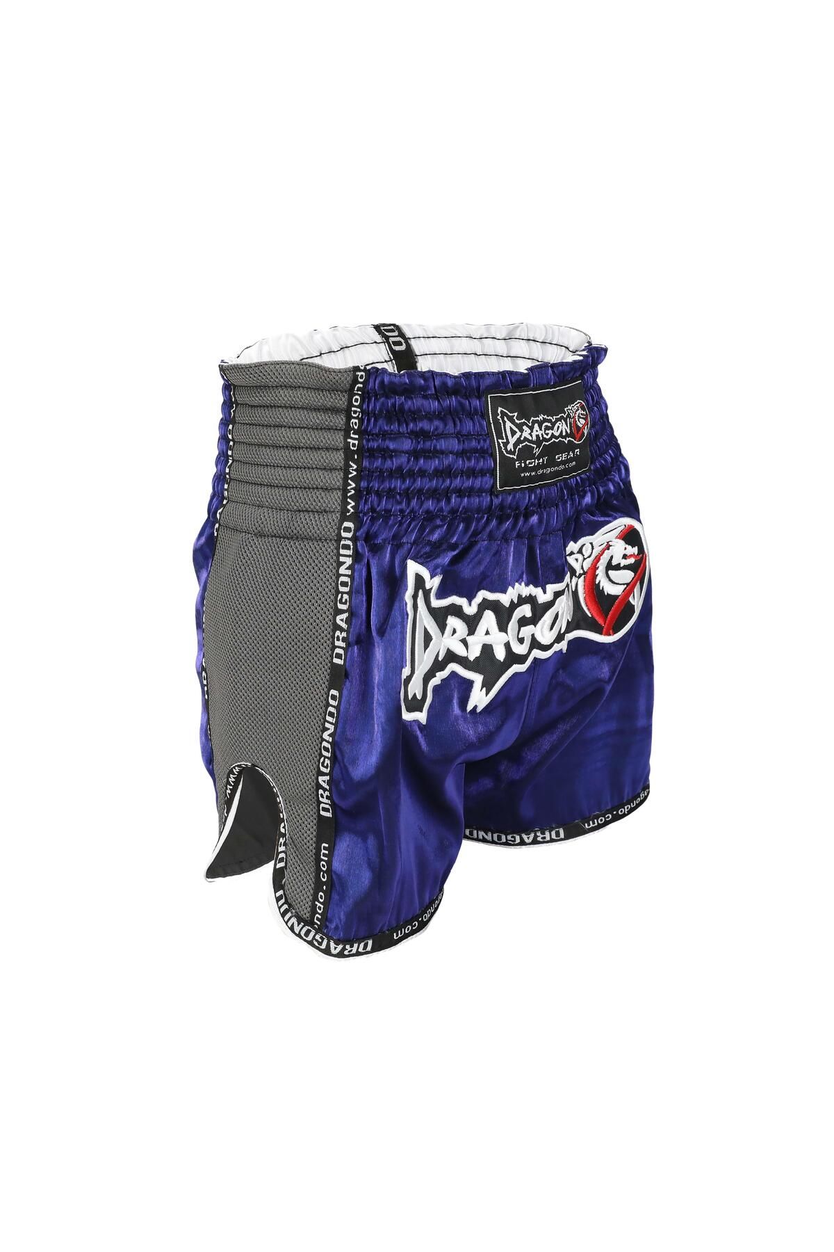 تجهیزات بوکس آبی MT3035 Muay Thai Short ویژه بافندگی شورت های تایلندی Dragondo