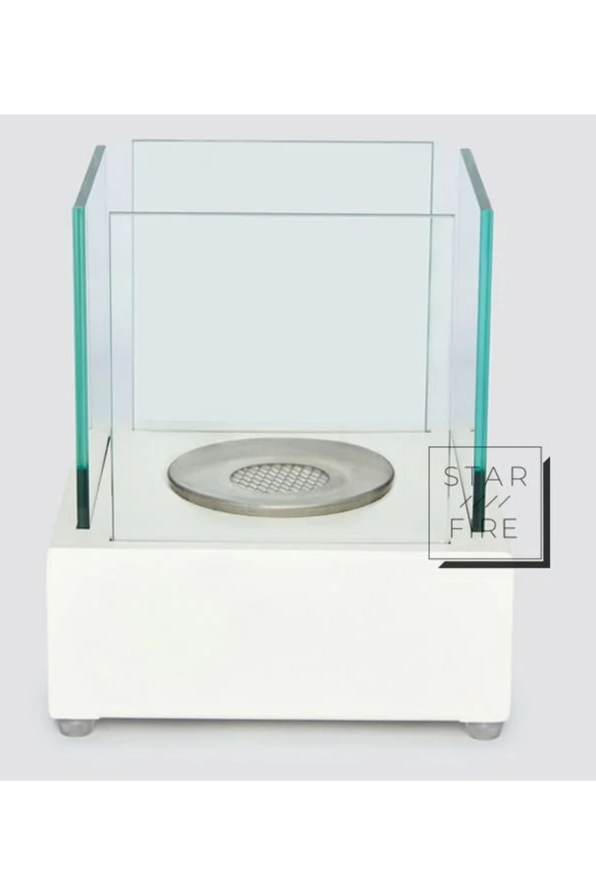 Starfire Mini Elegance Masaüstü Bioethanol Şömine Beyaz