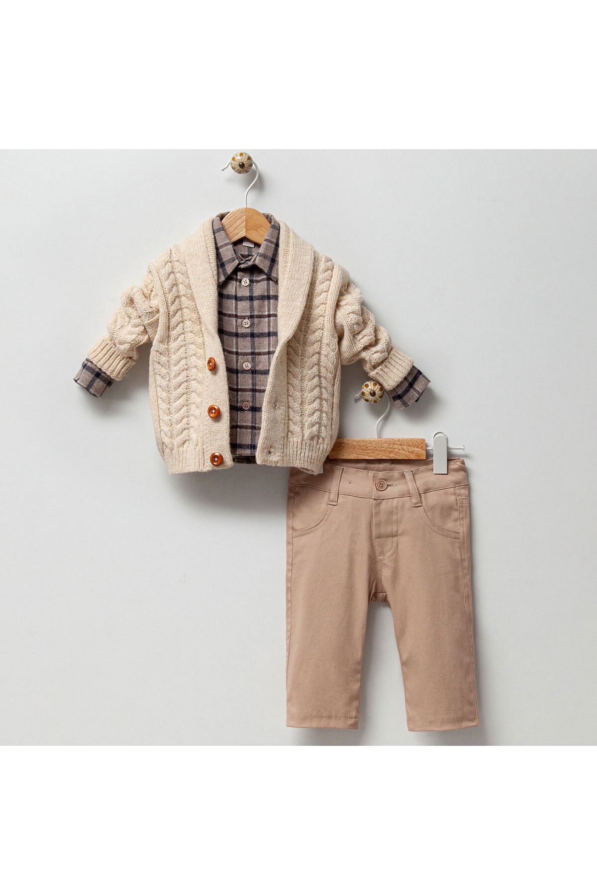 DIDuStore Nipperland Organic Certified Baby Boy Clothing Set