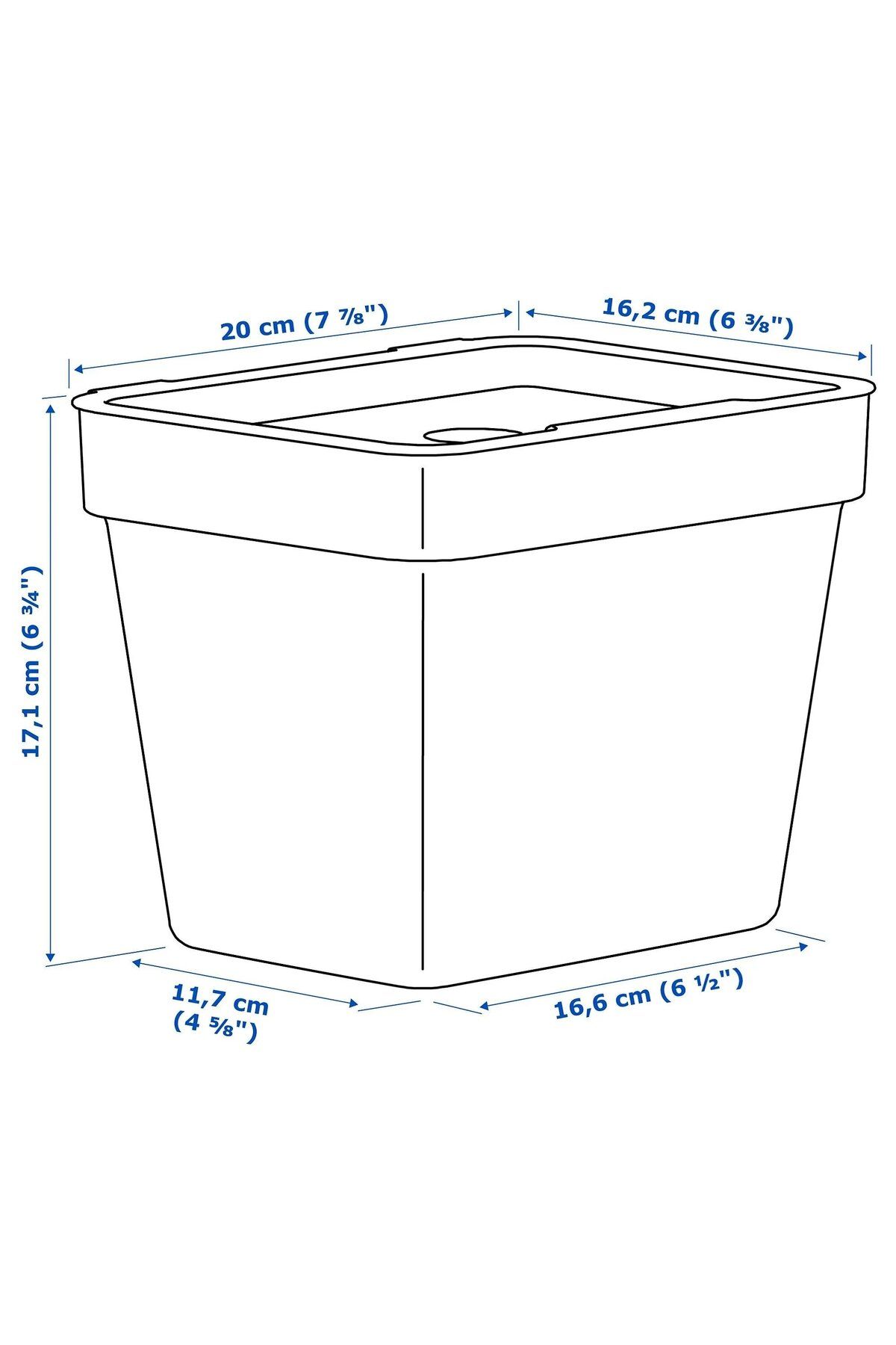 IKEA-Light Gray 3 Lt Waste Sorting Bin 6