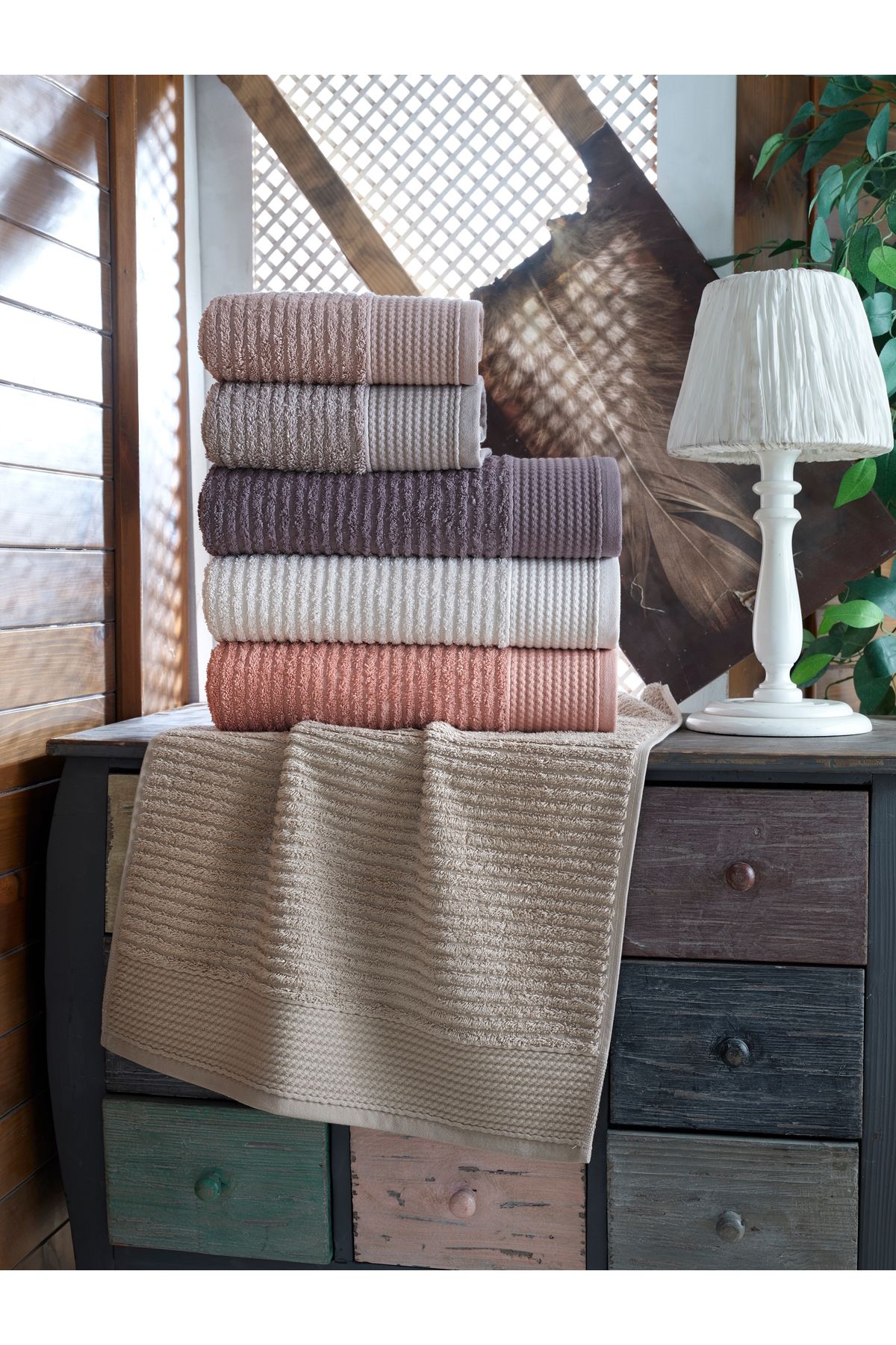 Nuşa Harosh 100% Bumbac Curl 70x140 Pachet De 6 Prosoape - One Size