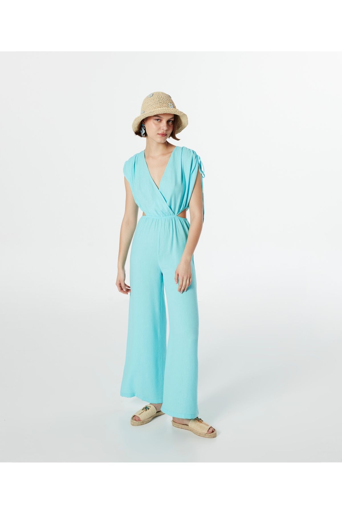 Blue and deals green jumpsuit