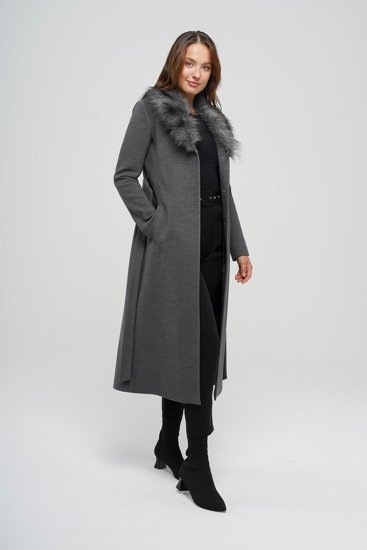 Dark shop gray coat