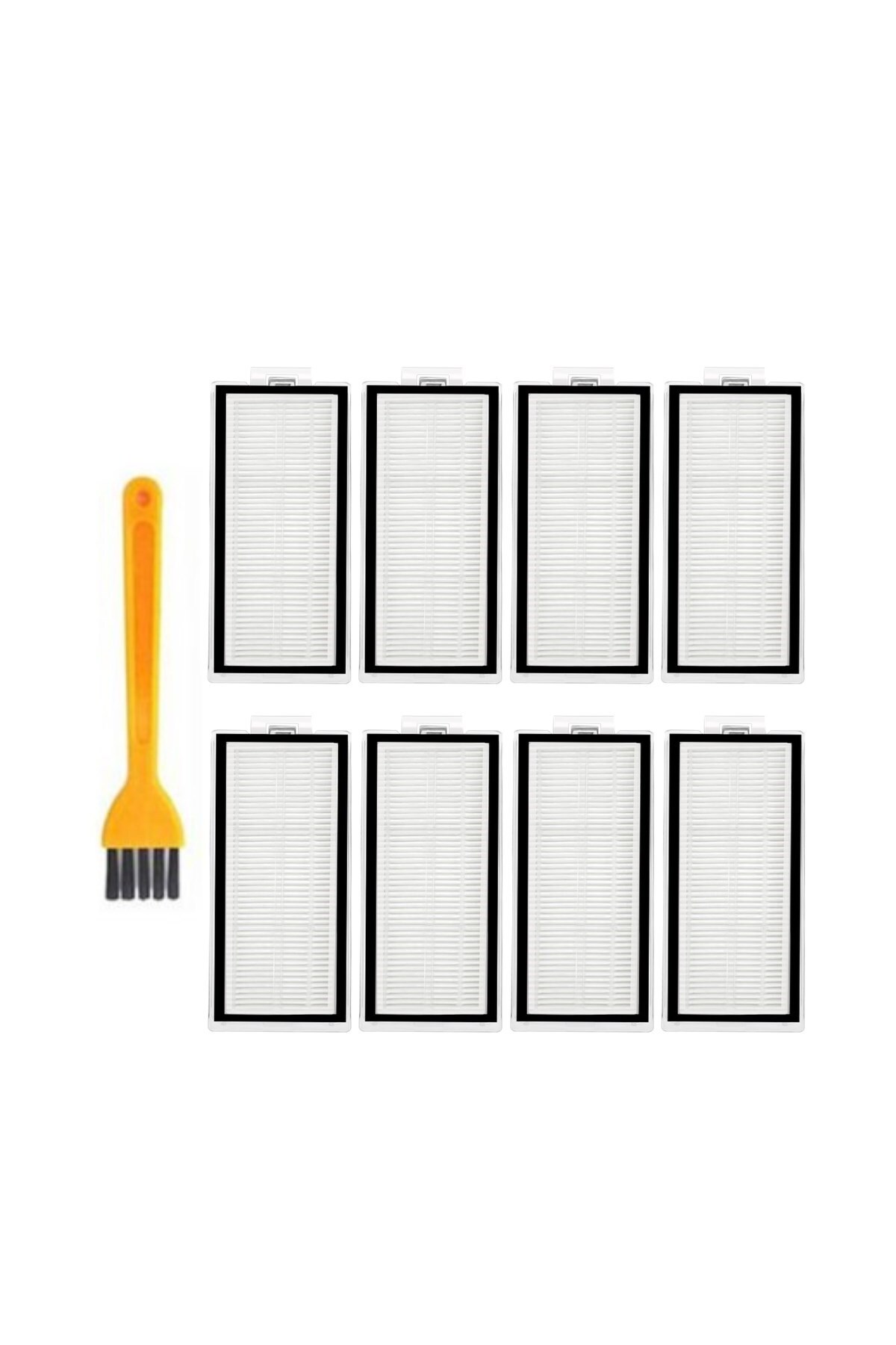 Roborock Q8 Max, Q8 Max Plus Compatible Replacement Hepa Filter and Cleaning Brush-9 Pieces