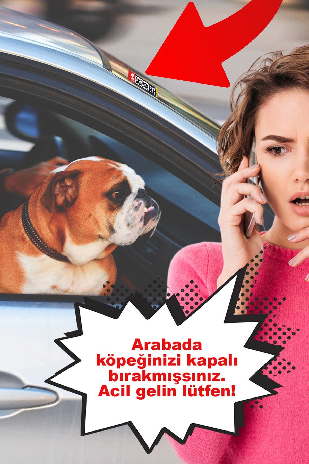 Tarabeni-Smart Vehicle Tag with Qr Code (Qr Code Need - Car Number Sticker) 5