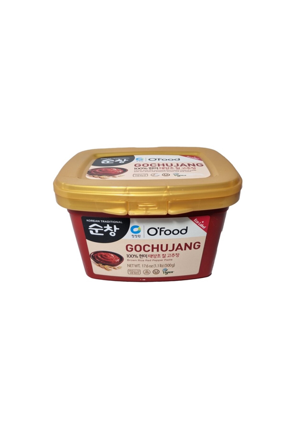 Chung Jung One O'Food Gochujang Hot Red Pepper Paste 500g - Korean Fermented Chili Sauce