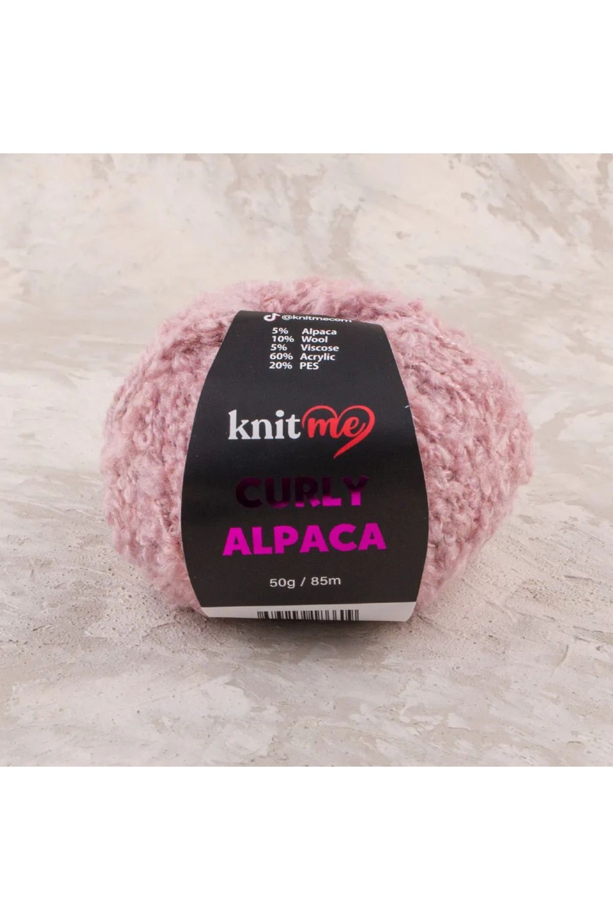 knitme-Curly Alpaca - Curly Textured Soft Plush Rope with Alpaca and Wool Mix 1