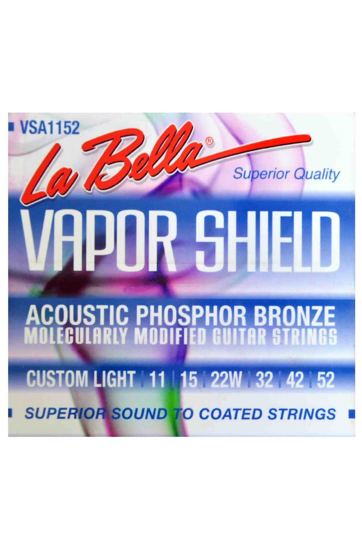 La bella vapor shop shield acoustic strings