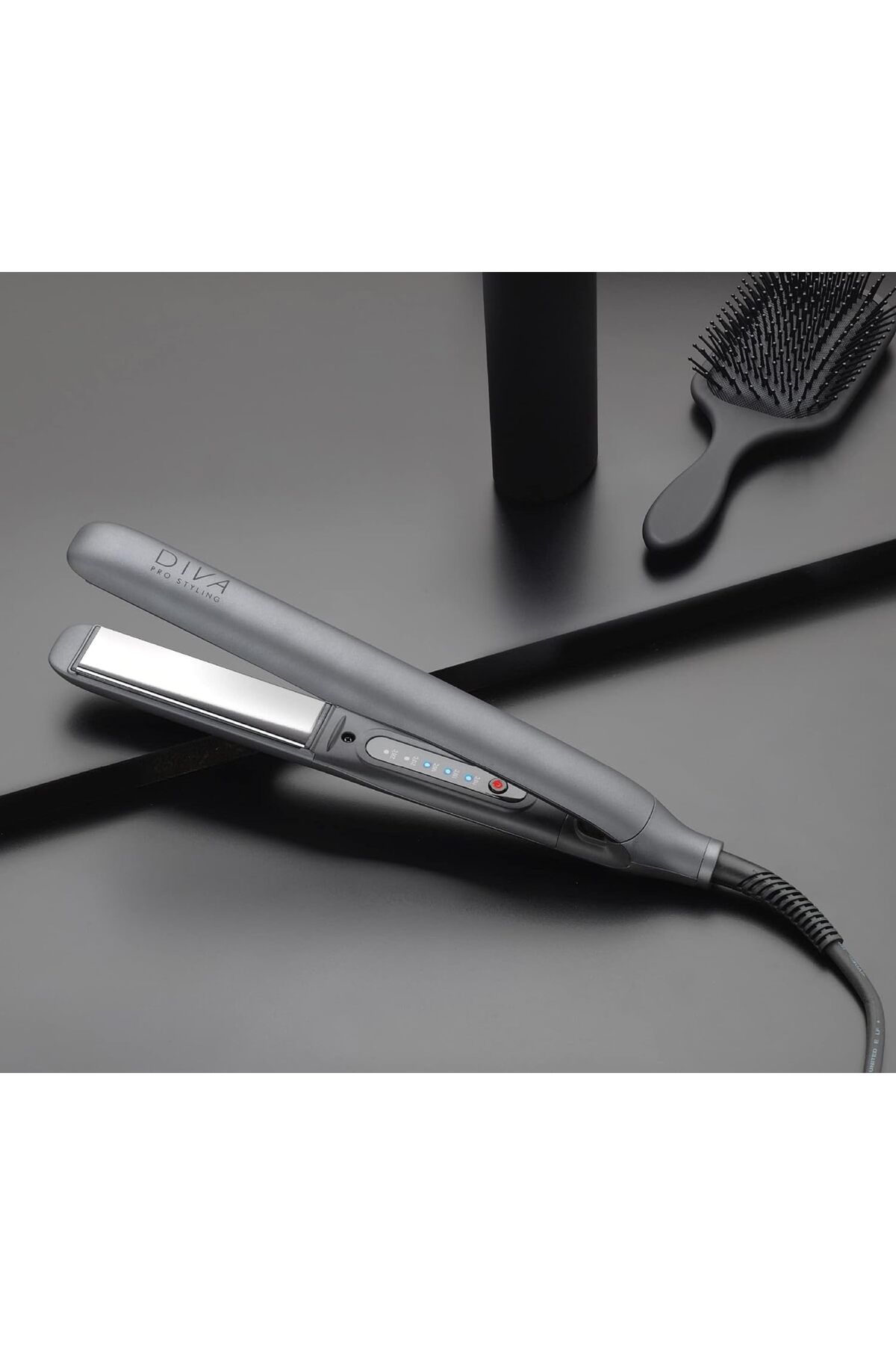 Diva Pro Styling Professional Styling Diva Pro Styling Precious Metals Touch Hair Straightener Titanium Trendyol