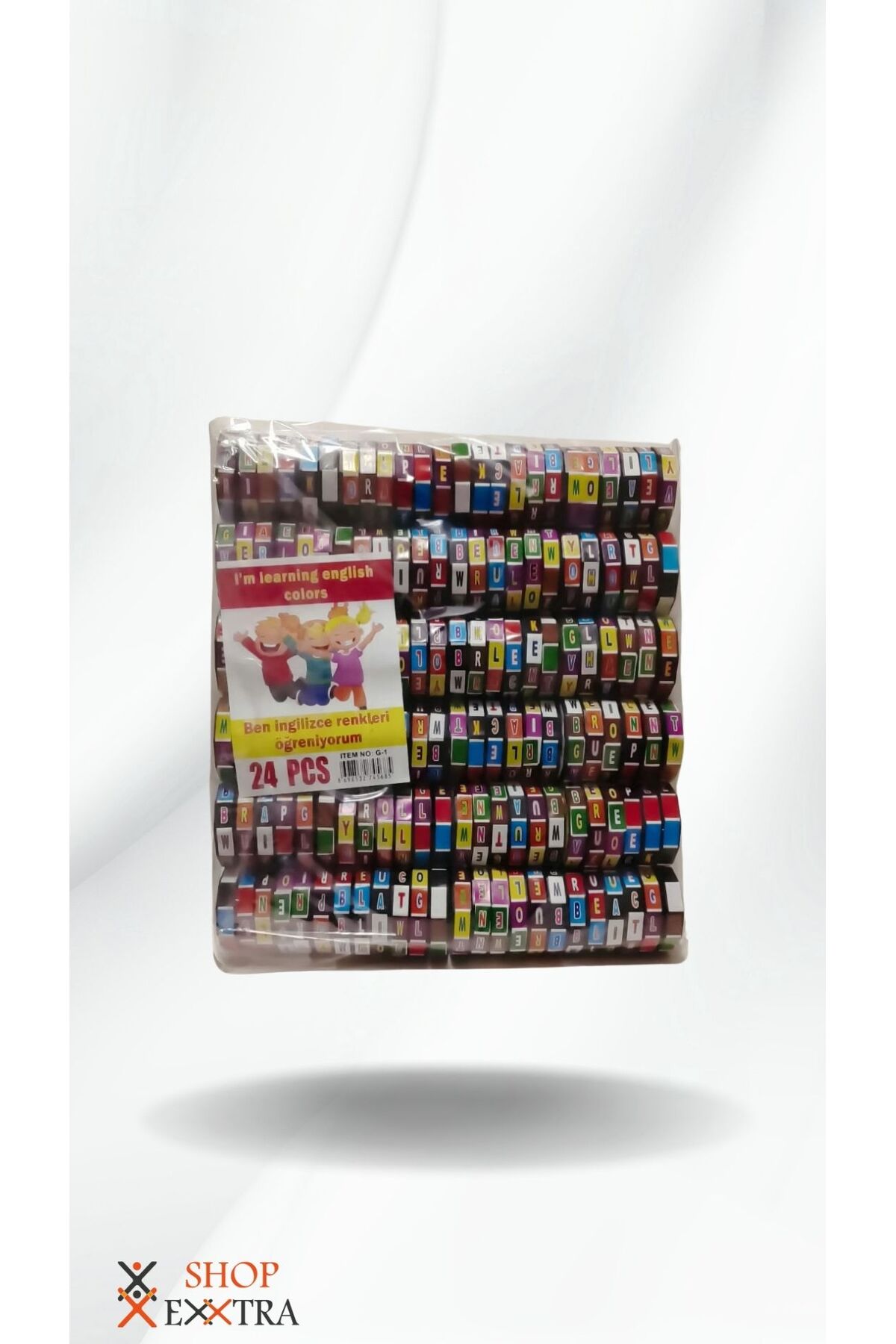 Intelligence Cube English Word Letter Learning 24 Pieces