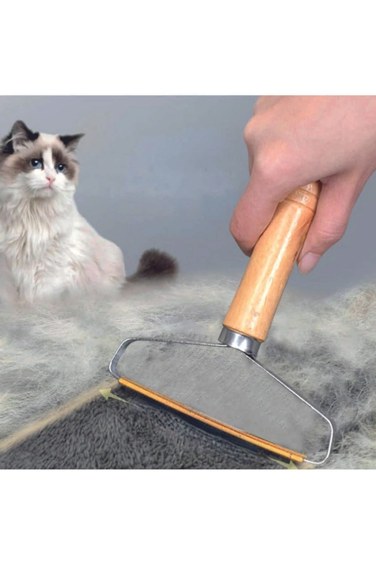PatiCarni-Wooden Lint Collector Double Sided Clothes Lint, Cat Dog Lint Remover 1