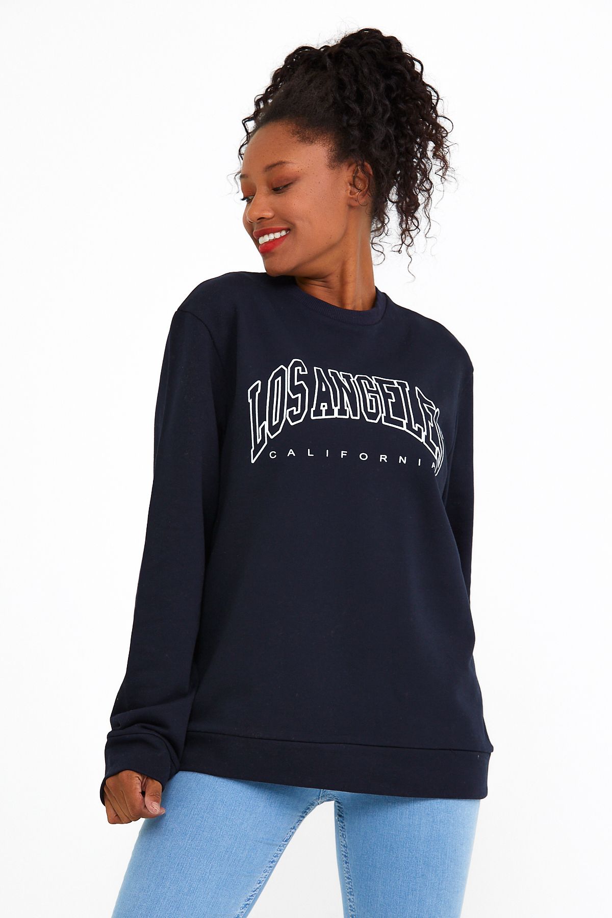 Thin crew neck store sweatshirt