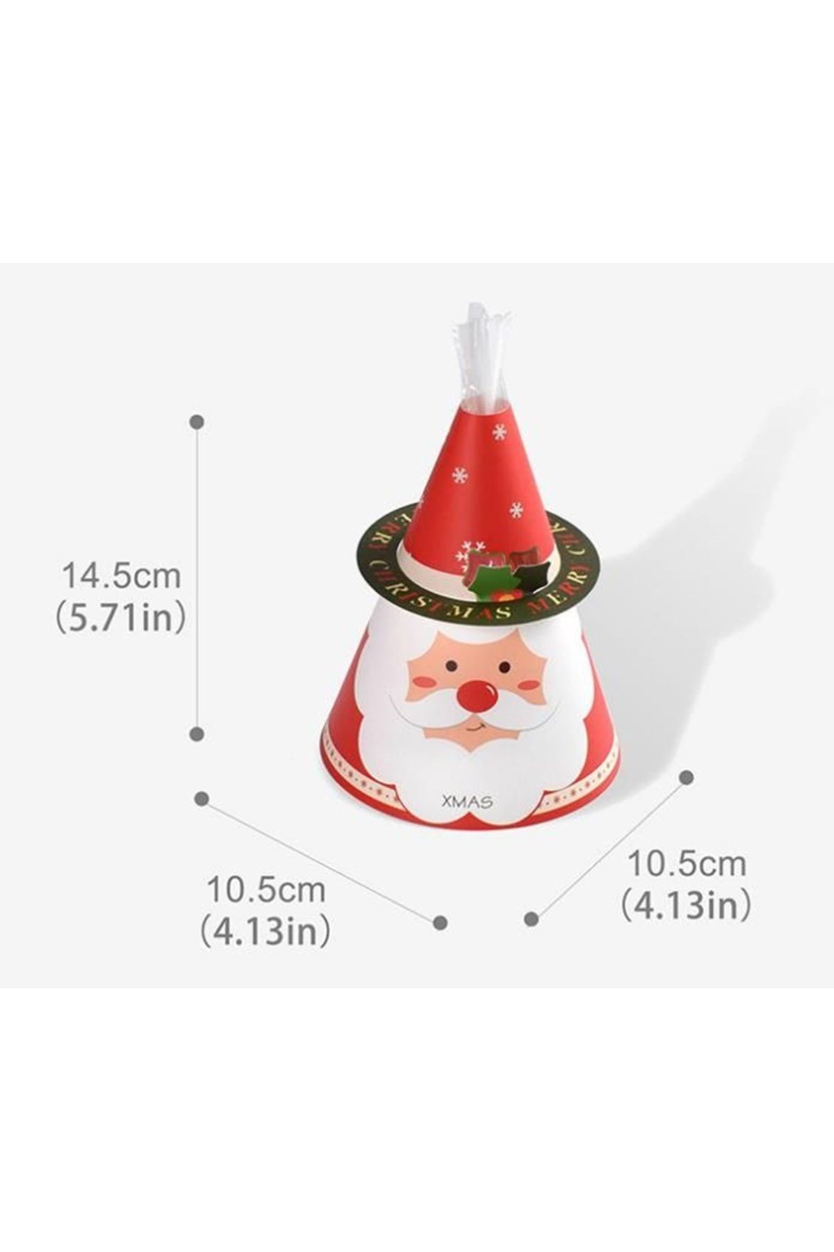 Kutumania-New Year's Themed Cone Shaped Candy and Chocolate Box 8