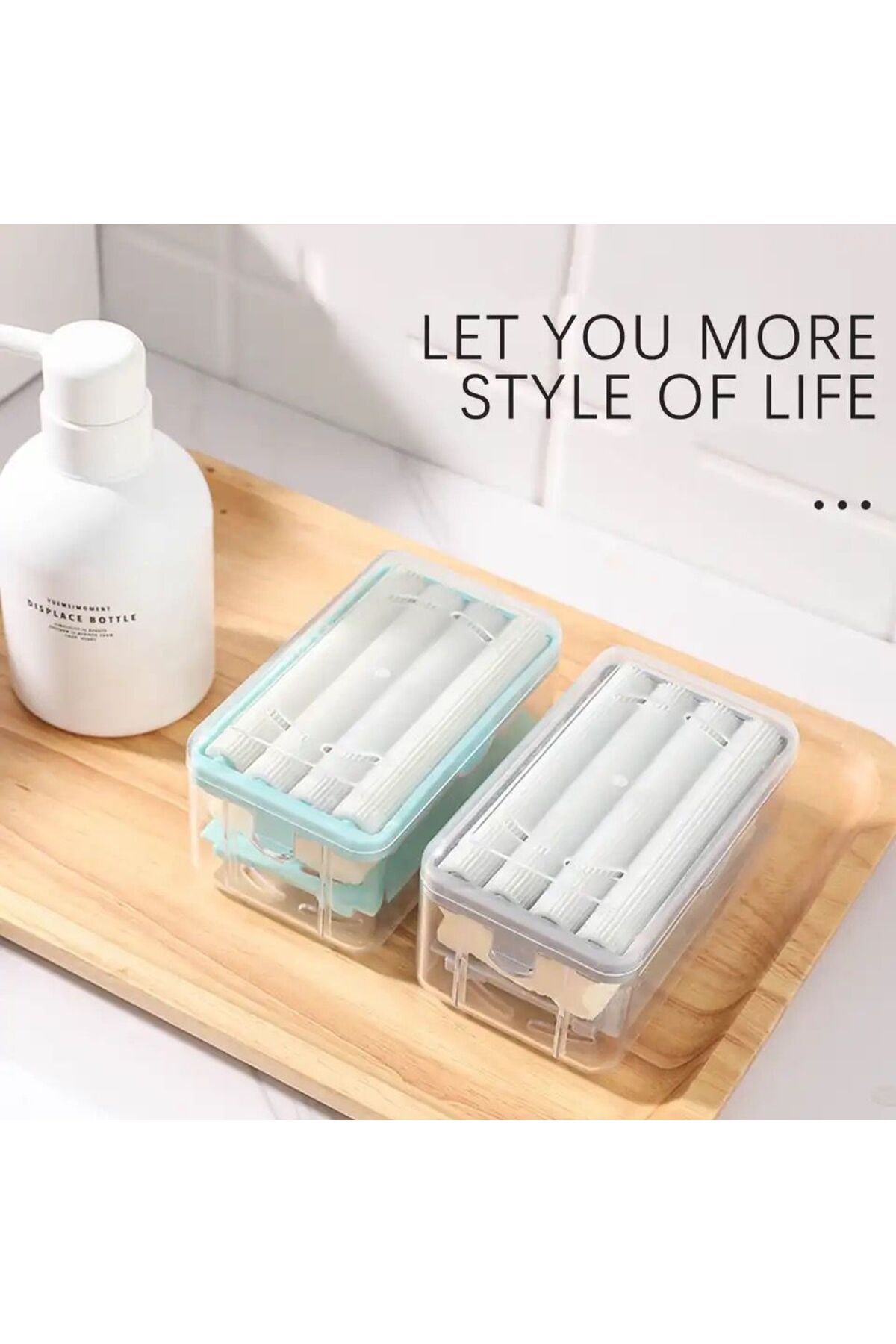 BLUE SİDE-Multifunctional Practical Scrubbing Soap Box 6