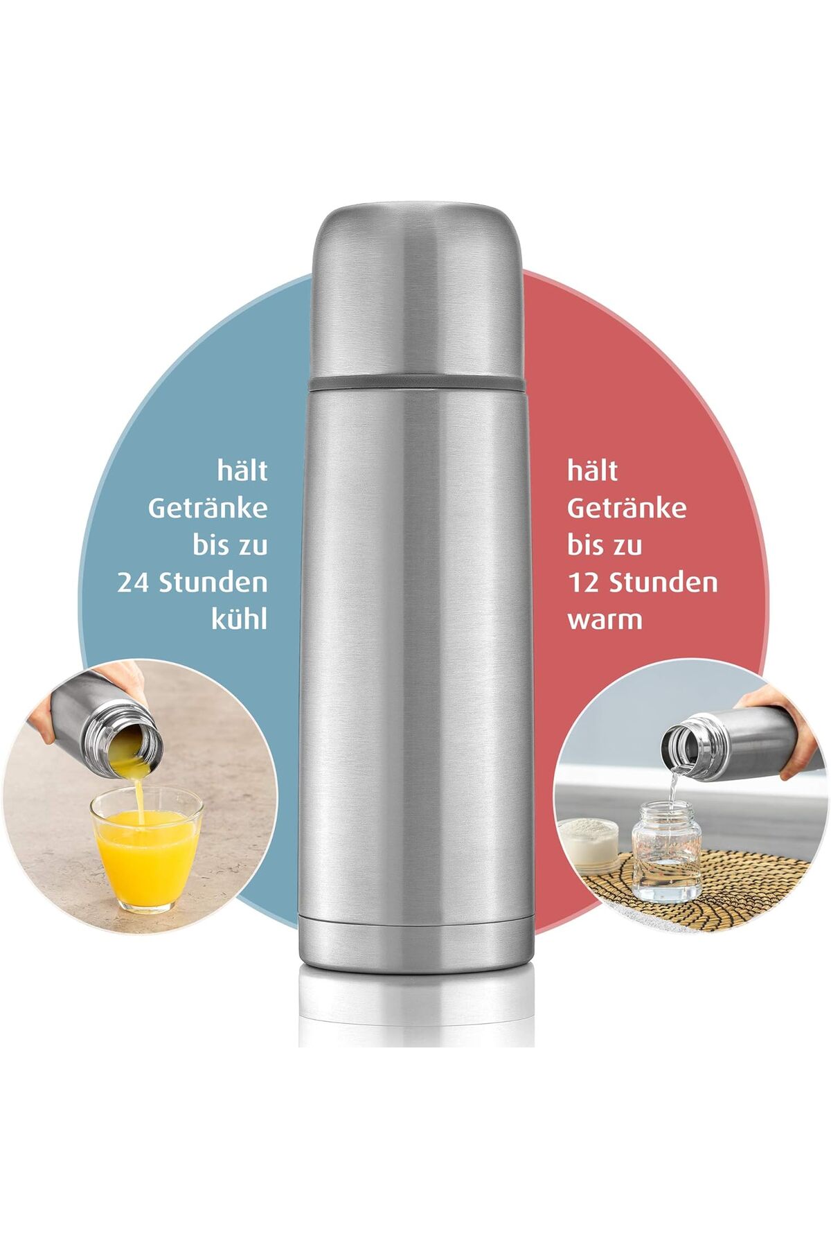 reer Paslanmaz Çelik 750 ML Bebek Termosu / 100 Yıllık Alman Kalitesi fotoğrafı 3 (önizleme)