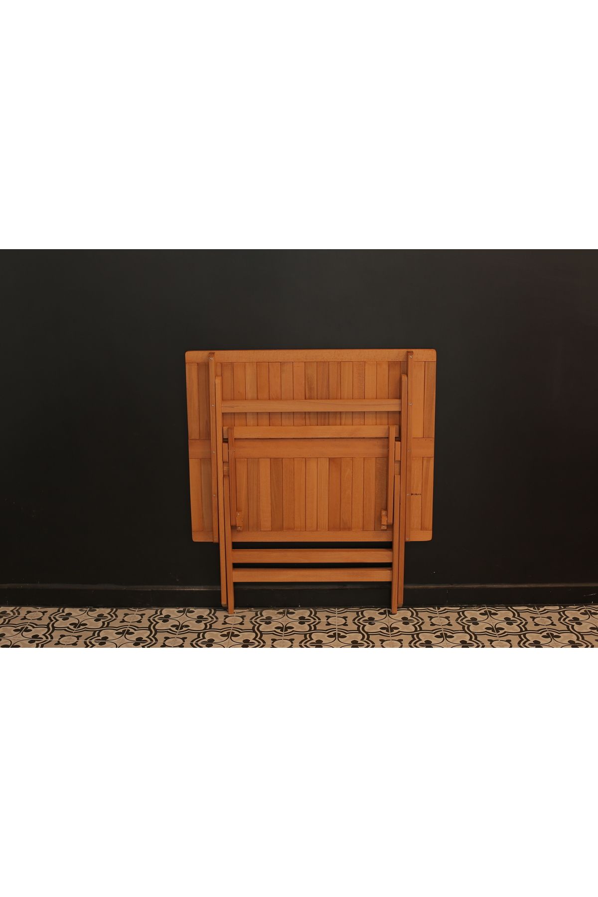 ayzenbi Rejisör Masa Sandalye Seti 75x95 Katlanabilir Bahçe Balkon Teras Mutfak Masası 2+1