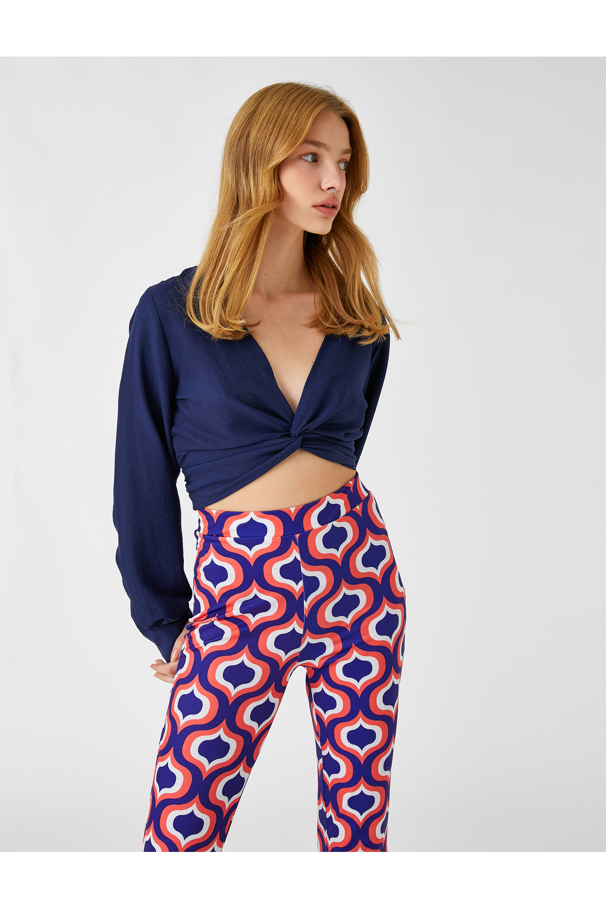 Camicetta Ragazze Koton - Crop Top Fiori Taglia 9/10 Anni