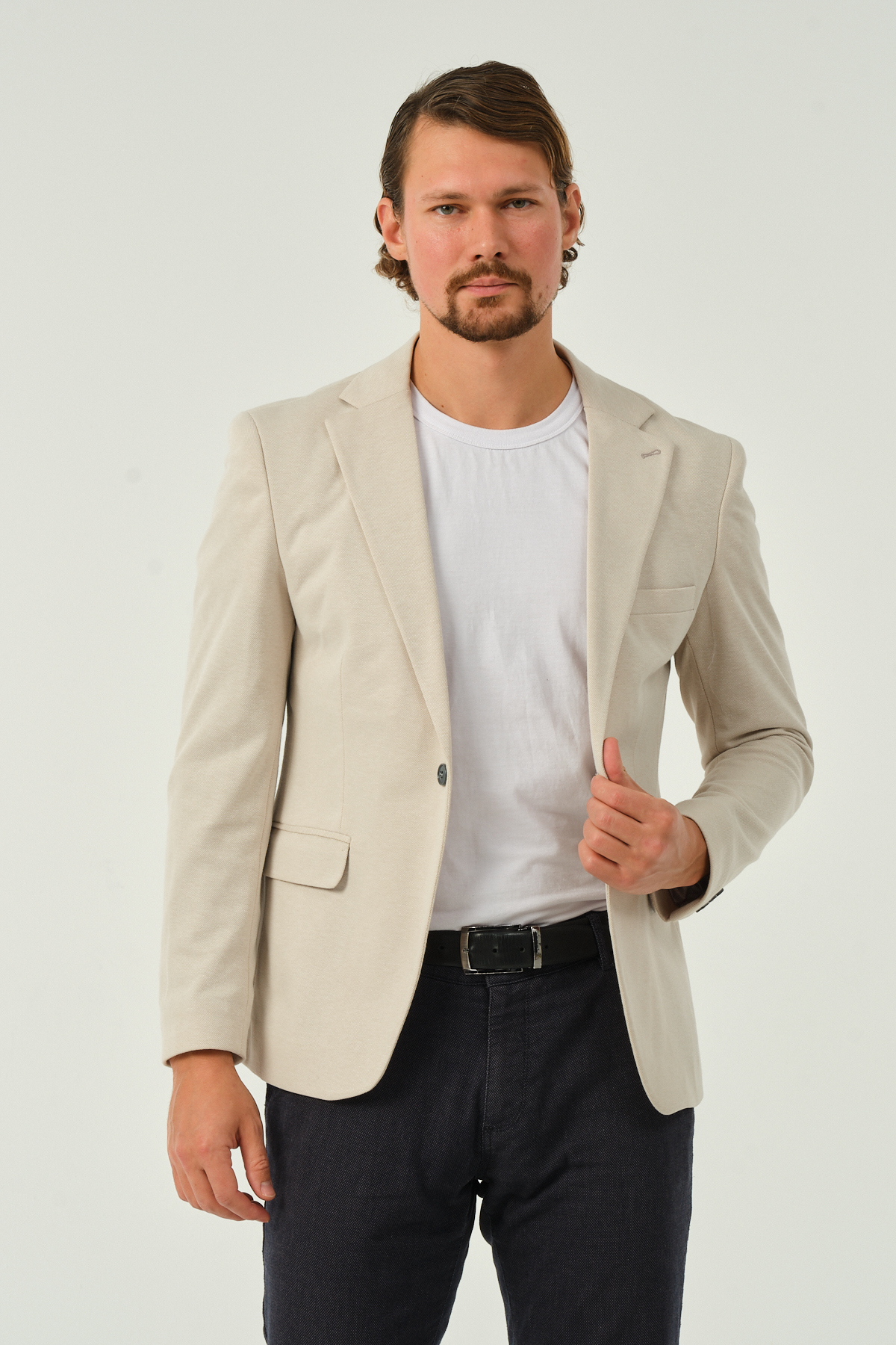 ژاکت مردانه بژ VALUE | 1062 اورجینال - تصویر 5