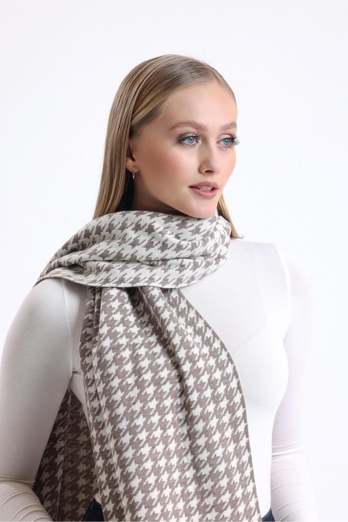 Houndstooth scarf best sale