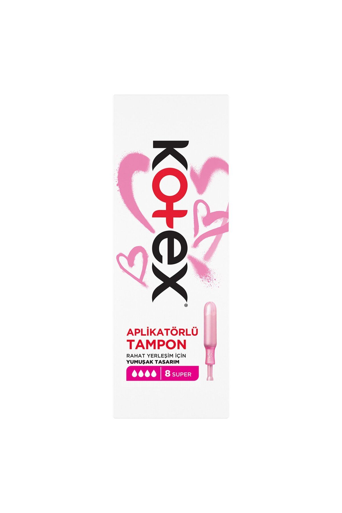 Kotex-Tampon with Applicator Super 8 Pieces 1