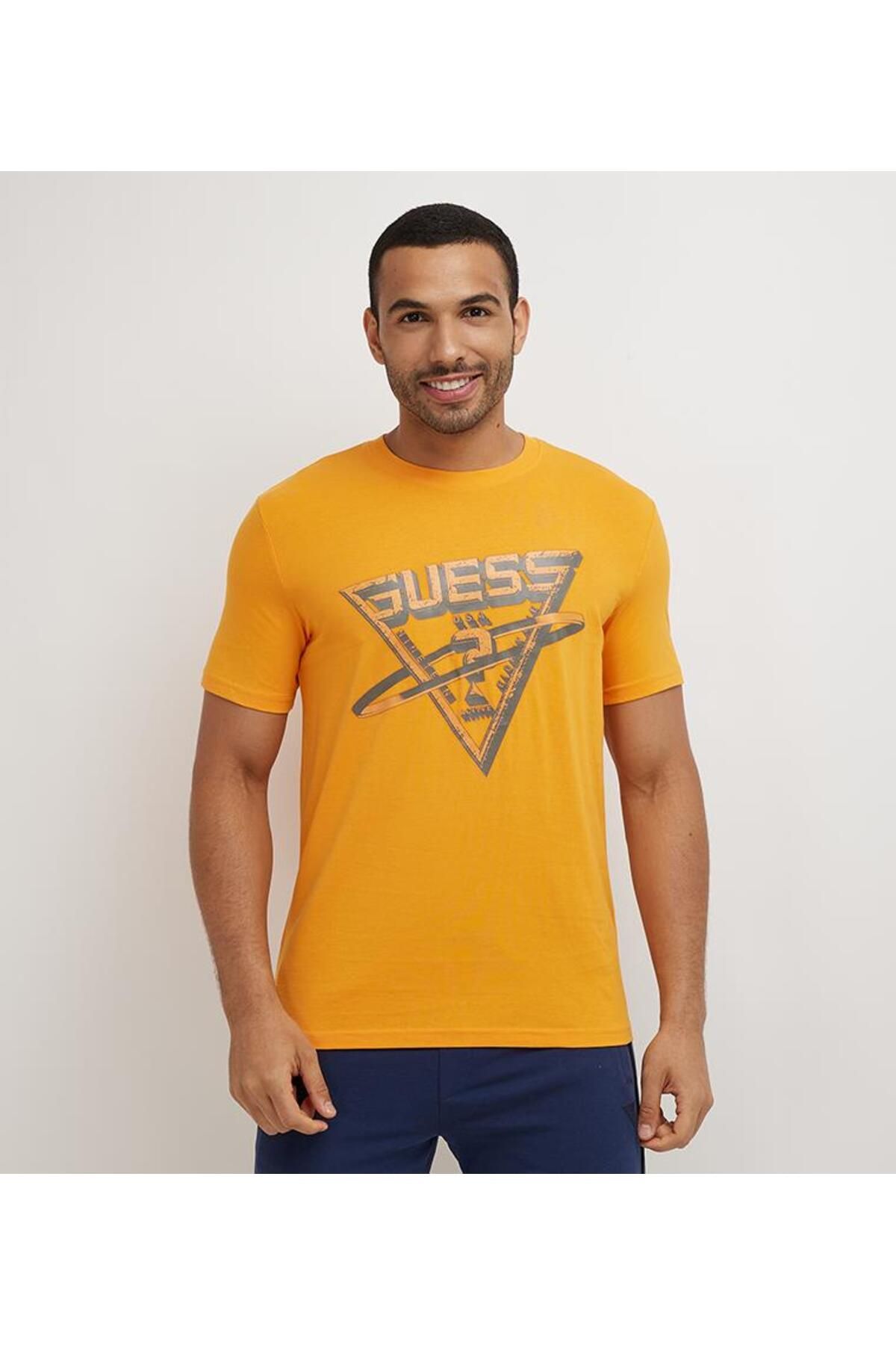 Guess t shirt orange top