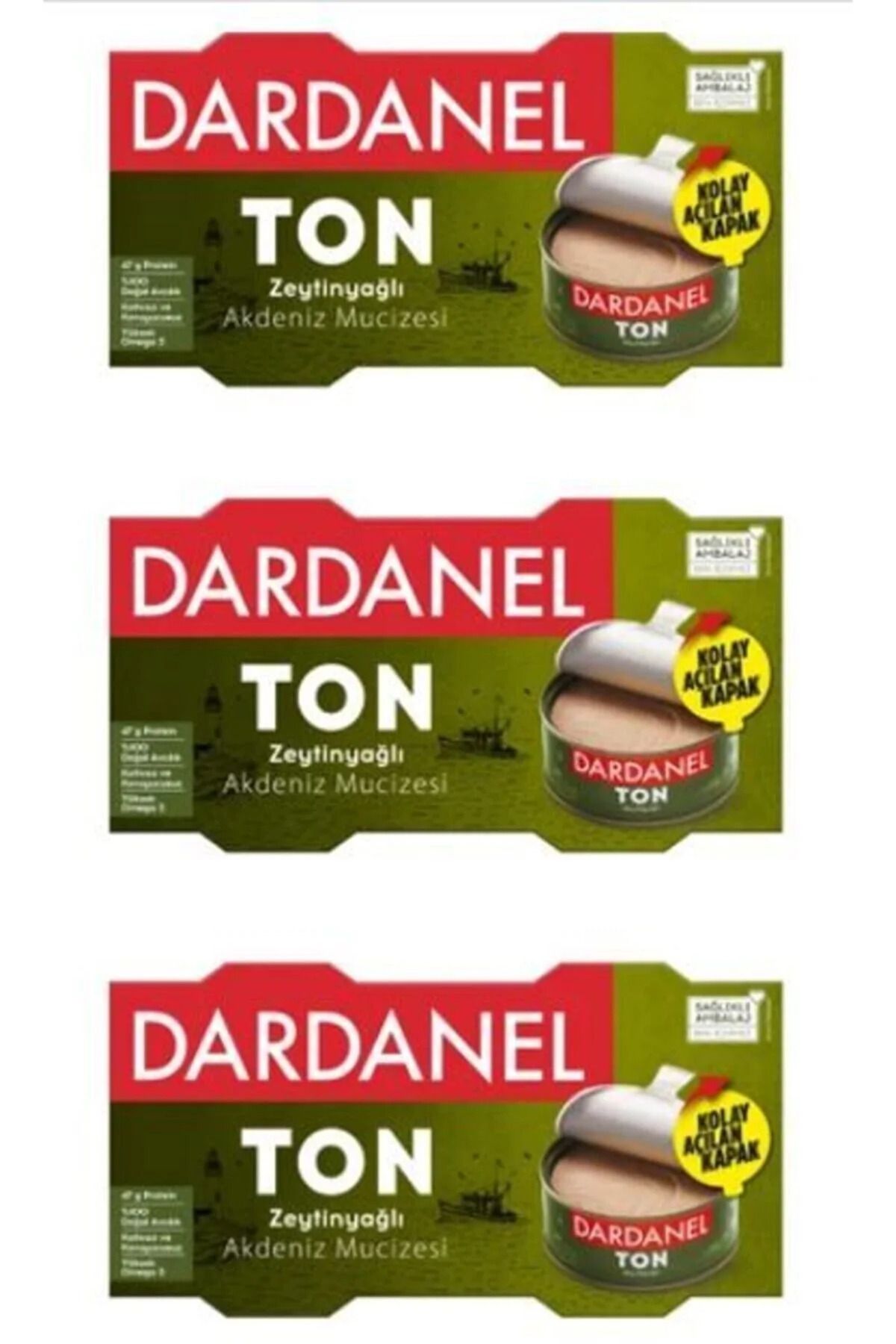 Dardanel Zeytinyağlı Ton Balığı 140*2 gr (3Paket)